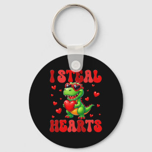 Ich stehle Herzen Süßer Dinosaurier Herz Valentins Schlüsselanhänger