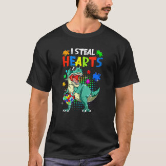 Ich stehle Herzen T Rex Dino Kleinkind Jungen Kind T-Shirt