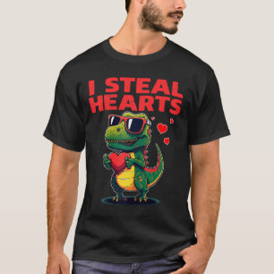 Ich stehle Herzen T-Rex Süßer Valentinstag Valenti T-Shirt