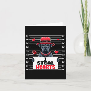Ich stehle Niedlich Hearts Valentine's Day Cane Co Karte