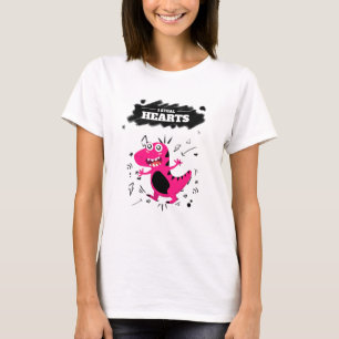 Ich stehle Niedlich Pink Baby Dinosaur hören Moder T-Shirt