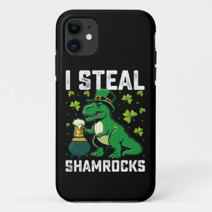 Ich stehle Shamrocks T Rex Dinosaurier St Patrick' Case-Mate iPhone Hülle
