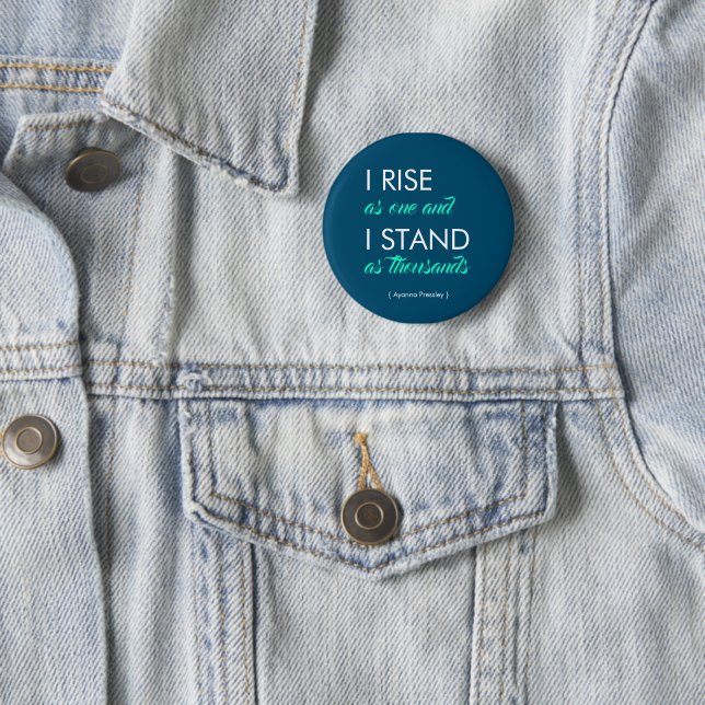 "Ich steige, während ein und ich stehen, während Button (Beispiel)