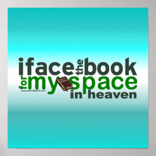 Ich stelle das Buch für Myspace gegenüber Poster