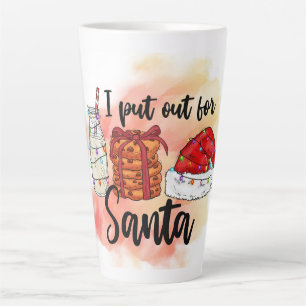 Ich stelle für den Weihnachtsmann aus Milchtasse