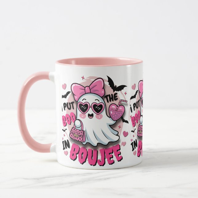 Ich stellte den Boo in die Boujee-Tasse Tasse (Links)