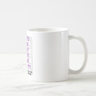Ich steppte meine Weise Kaffeetasse