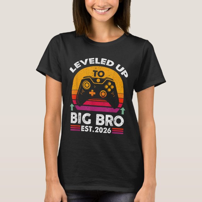 Ich stieg auf den Big Brother 2026 Funny Big Bro A T-Shirt (Vorderseite)
