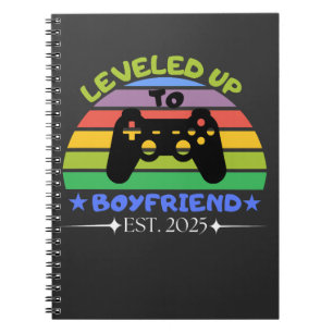 Ich stieg zu Boyfriend Funny Gamer Est auf. 2025 Notizblock