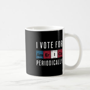 Ich stimme für Amerika regelmäßig Wahlen Tank Top Kaffeetasse