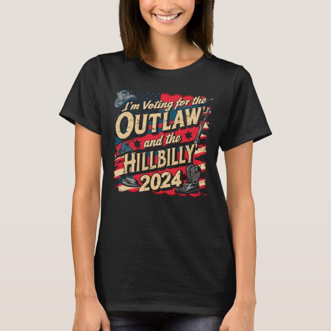 Ich stimme für das Gesetz und den Berg 2024 T-Shirt (Vorderseite)