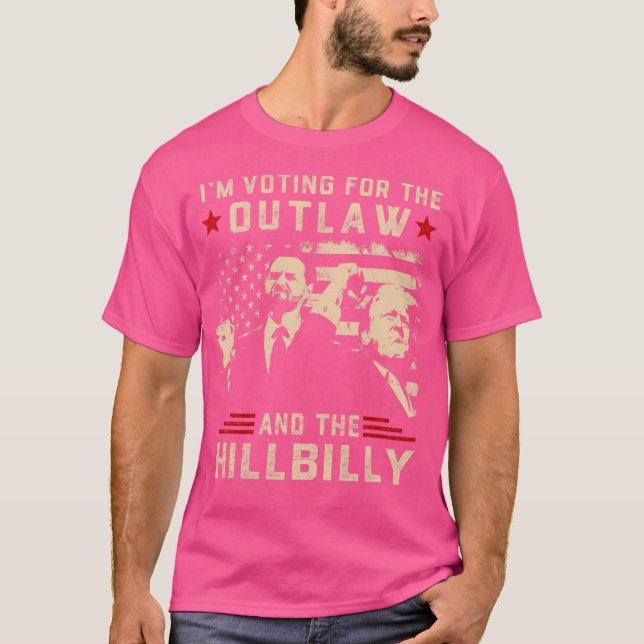 Ich stimme für das Gesetz und die Hillbilly für Tr T-Shirt (Vorderseite)