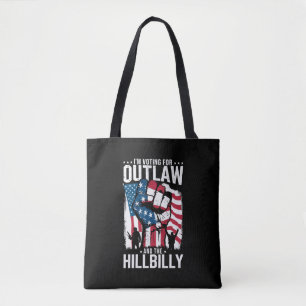 Ich stimme für den Outlaw und den Hillbilly 2024 Tasche