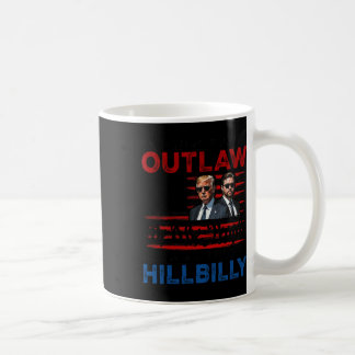 Ich stimme für den Outlaw und den Hillbilly Trump Kaffeetasse