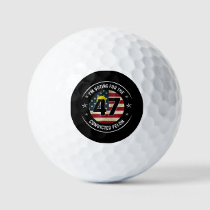 Ich stimme für den verurteilten Felon 47 gegen Tru Golfball
