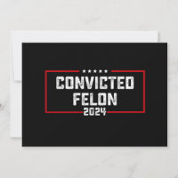 Ich stimme für den verurteilten Felon Pro Trump 20