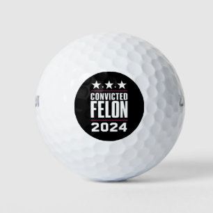 Ich stimme für den verurteilten Felon Pro Trump 20 Golfball