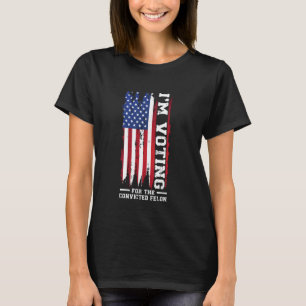 Ich stimme für den verurteilten Verbrecher Präside T-Shirt