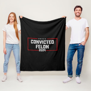 Ich stimme für den verurteilten Verbrecher Pro Tru Fleecedecke
