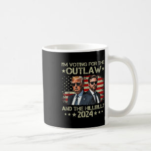 Ich stimme für die Outlaw &amp;die Hillbilly 2024  Kaffeetasse