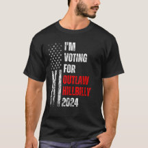 Ich stimme für die "Outlaw Hillbilly 2024"-Fahne