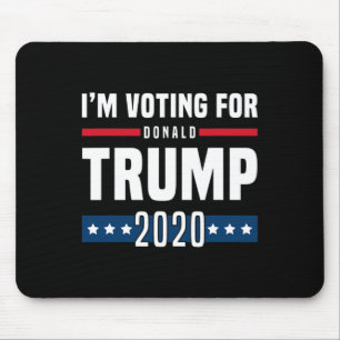 Ich stimme für die Trump-Wahl Mousepad
