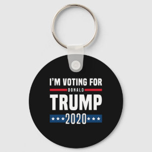 Ich stimme für die Trump-Wahl Schlüsselanhänger