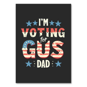 Ich stimme für die Wahl von Gus Vater Harris Walz Tischnummer