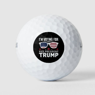 Ich stimme für die Wahl von Vizepräsident Trump 20 Golfball