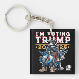 ICH STIMME FÜR TRUMP 2024 SCHLÜSSELANHÄNGER