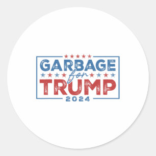 Ich stimme für Trump Vance Outlaw Hillbilly Runder Aufkleber