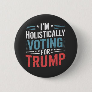 Ich stimme heimlich für Trump-WahlHarris Button