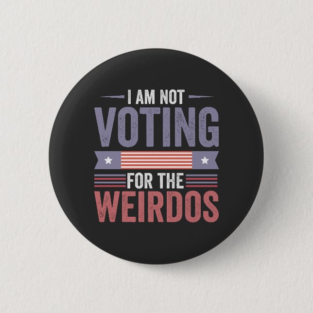 Ich stimme nicht für die Wahl der Republikaner in  Button (Vorderseite)