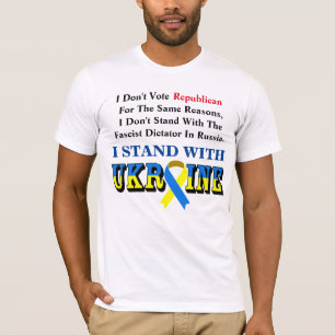 Ich stimme nicht für Republikaner, ich STEHE MIT  T-Shirt