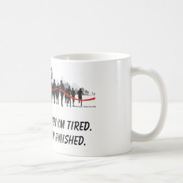 Ich stoppe nicht, wenn ich müde Läufer-Tasse bin Kaffeetasse