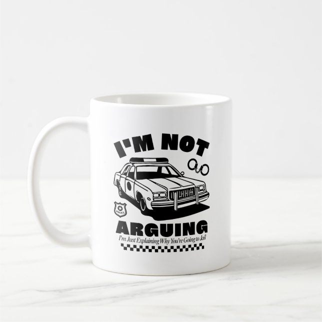 Ich streite nicht kaffeetasse (Links)