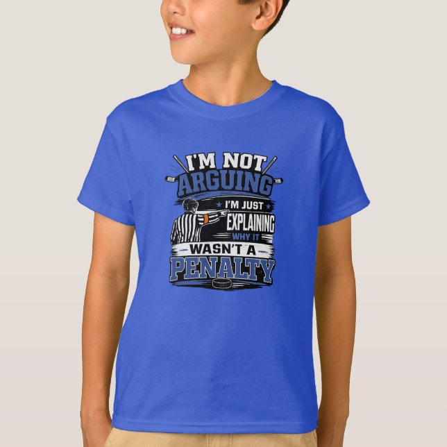 Ich streite nicht T-Shirt (Vorderseite)