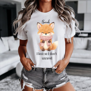 Ich stricke, damit ich nicht auseinanderfalle T-Sh T-Shirt