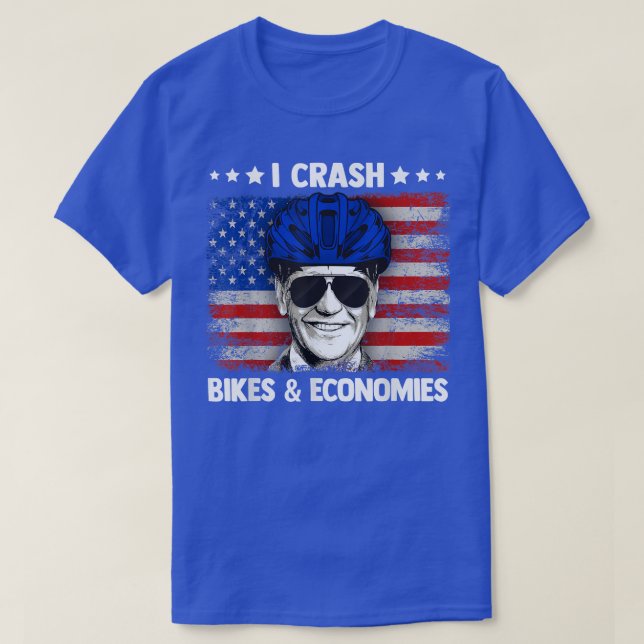 Ich stürbe Fahrräder und Ökonomien Witziger Fahrra T-Shirt (Design vorne)