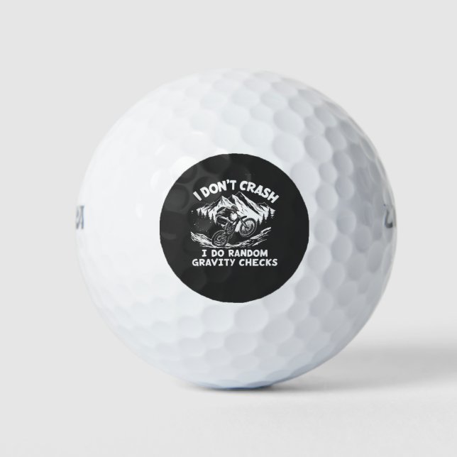 Ich stürze nicht ab, ich mache zufällige Gravity-K Golfball (Vorderseite)