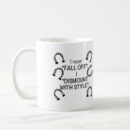 Ich stürze nie ab, ich trenne mich vom Stil Kaffeetasse