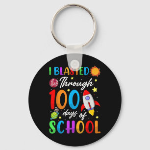 Ich stürzte durch 100 Schultage 100-Tage-Tee Schlüsselanhänger