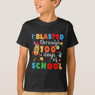 Ich stürzte durch 100 Tage Schullehrer T-Shirt