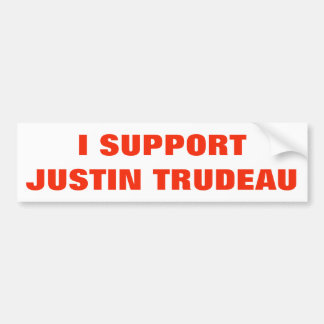 Ich stütze Anhänger einzigartiges Kanada Justin Autoaufkleber