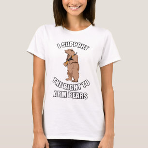 Ich stütze das Recht, Bärn-T - Shirt zu bewaffne