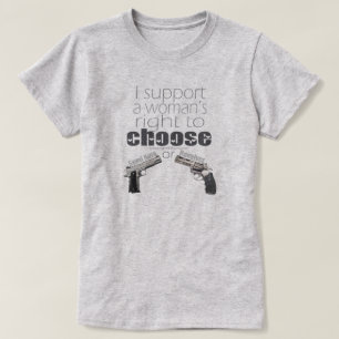Ich stütze das Recht einer Frau, T-Shirt zu wähl