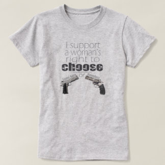 Ich stütze das Recht einer Frau, T-Shirt zu wählen