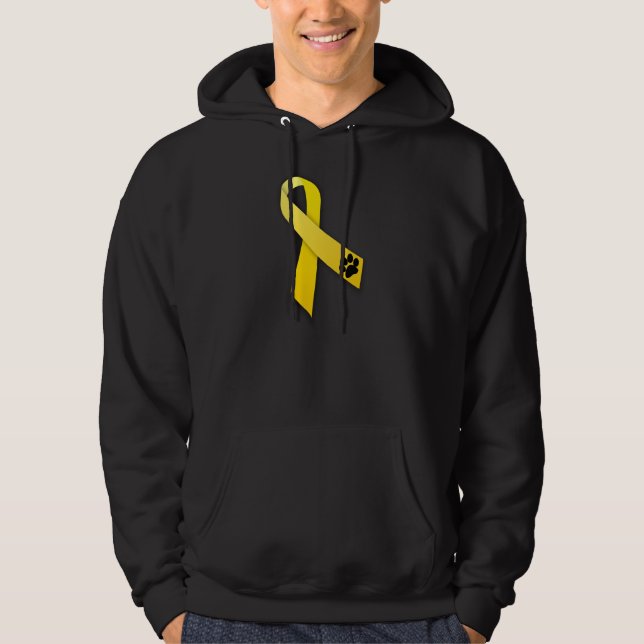 Ich stütze Hunde- Service-MitgliedsHoodie Hoodie (Vorderseite)