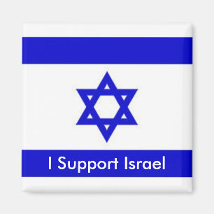 Ich stütze Israel Magnet