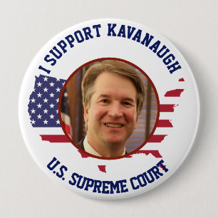 Ich stütze Richter Kavanaugh amerikanische USA Button